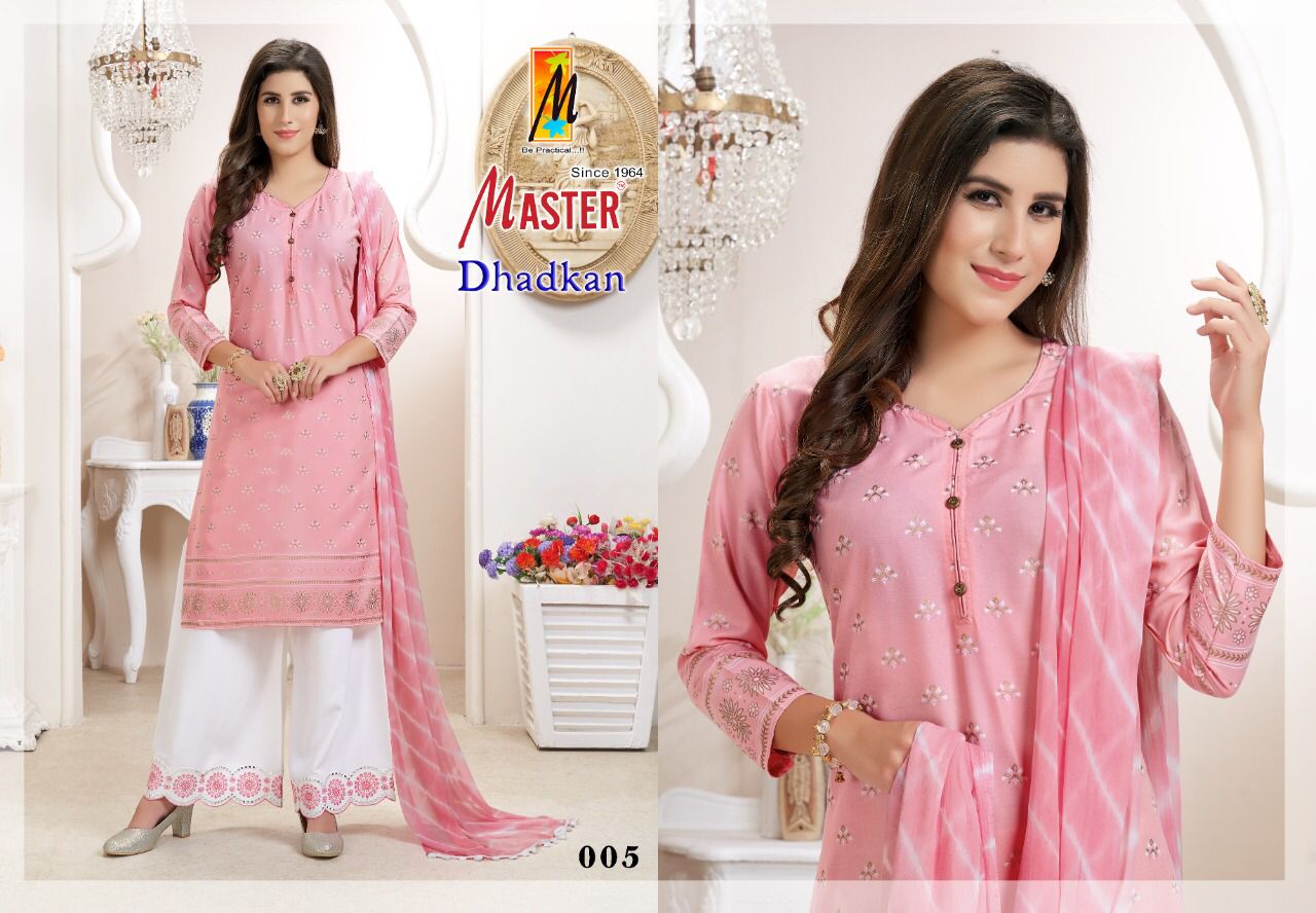 Master Dhadkan Regular Wear Wholesale Readymade Plazzo Suits
